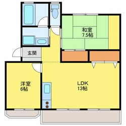 コスモハイツの物件間取画像